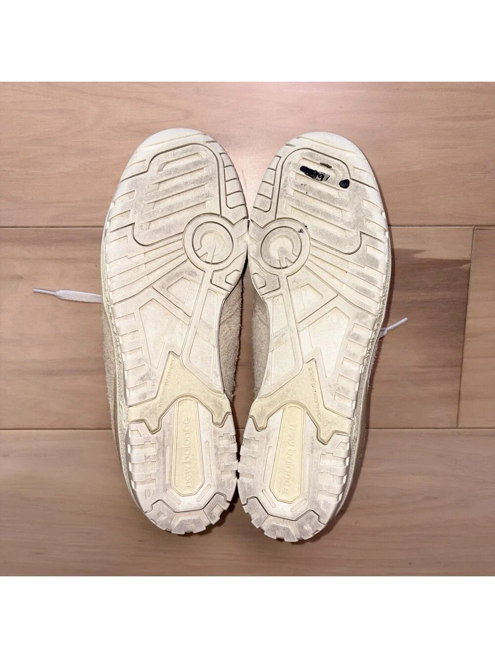 Aime Leon Dore x New Balance 550 Mens 10 Taupe Suede Cream Sneakers ALD